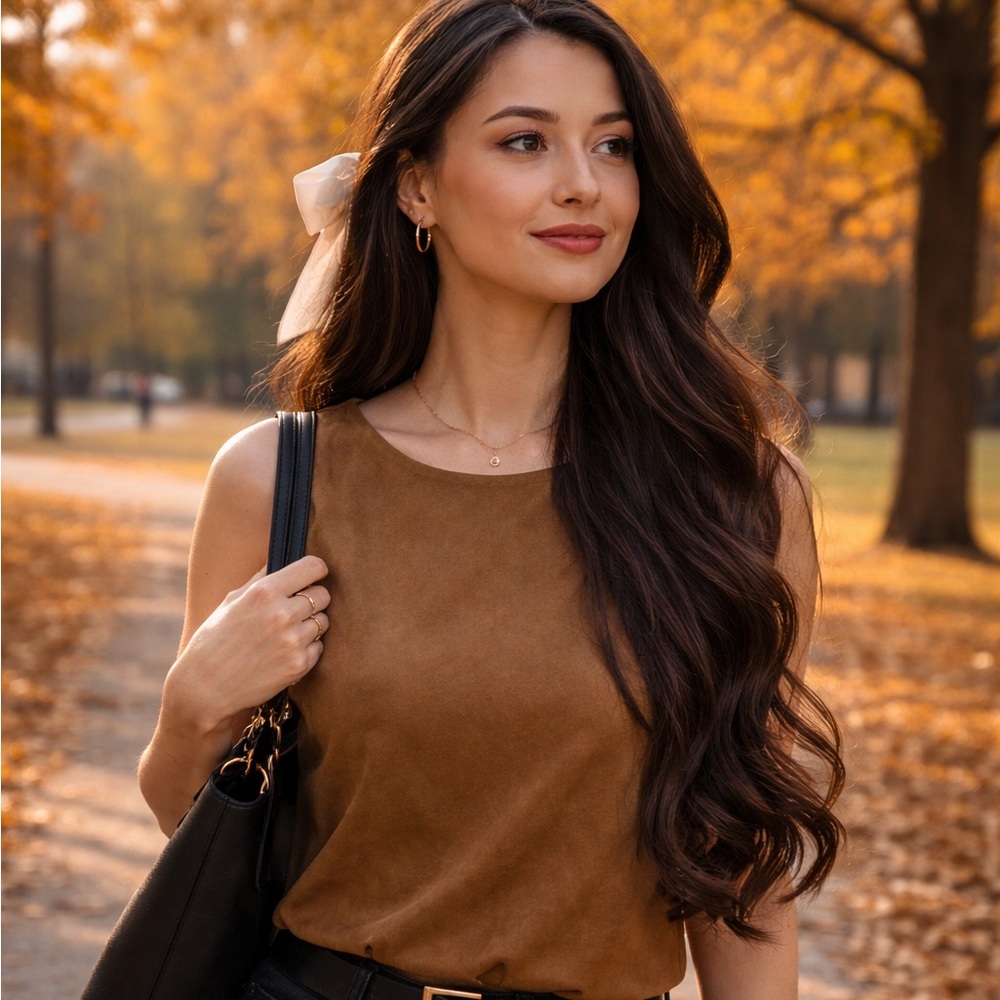 Banana Republic Tan Suede Outerwear